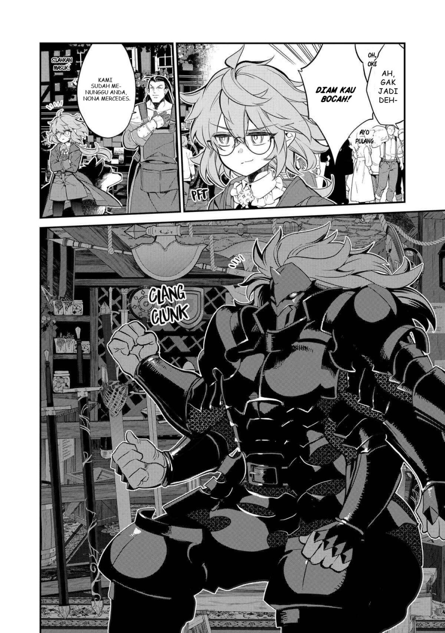 Kaketa Tsuki no Mercedes ~Kyuuketsuki no Kizoku ni Tensei Shitakedo Sute Rare Sounanode Dungeon o Seiha Suru~ Chapter 08 Bahasa Indonesia