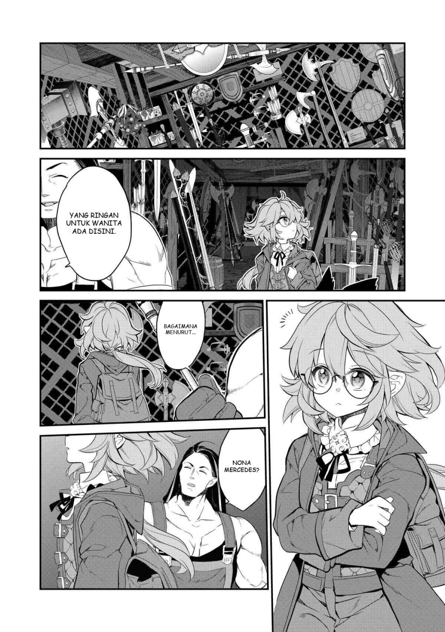 Kaketa Tsuki no Mercedes ~Kyuuketsuki no Kizoku ni Tensei Shitakedo Sute Rare Sounanode Dungeon o Seiha Suru~ Chapter 08 Bahasa Indonesia