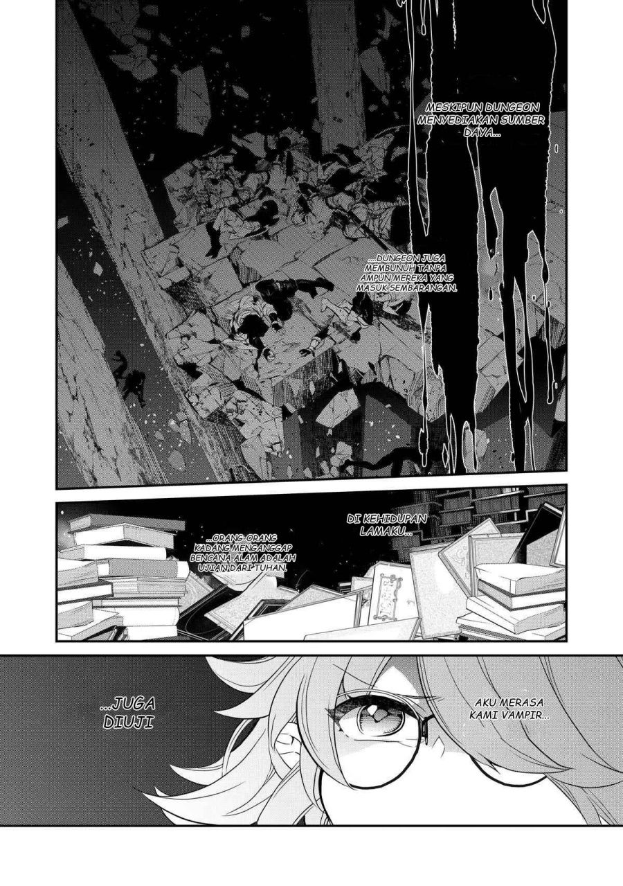 Kaketa Tsuki no Mercedes ~Kyuuketsuki no Kizoku ni Tensei Shitakedo Sute Rare Sounanode Dungeon o Seiha Suru~ Chapter 08 Bahasa Indonesia