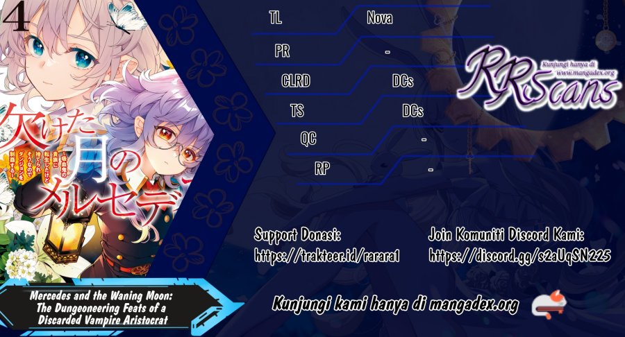 Kaketa Tsuki no Mercedes ~Kyuuketsuki no Kizoku ni Tensei Shitakedo Sute Rare Sounanode Dungeon o Seiha Suru~ Chapter 14 Bahasa Indonesia