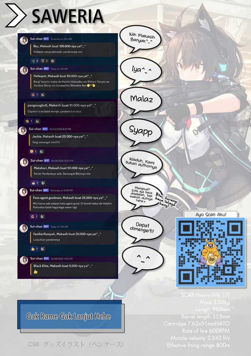 Kaminaki Sekai no Kamisama Katsudou Chapter 40 Bahasa Indonesia