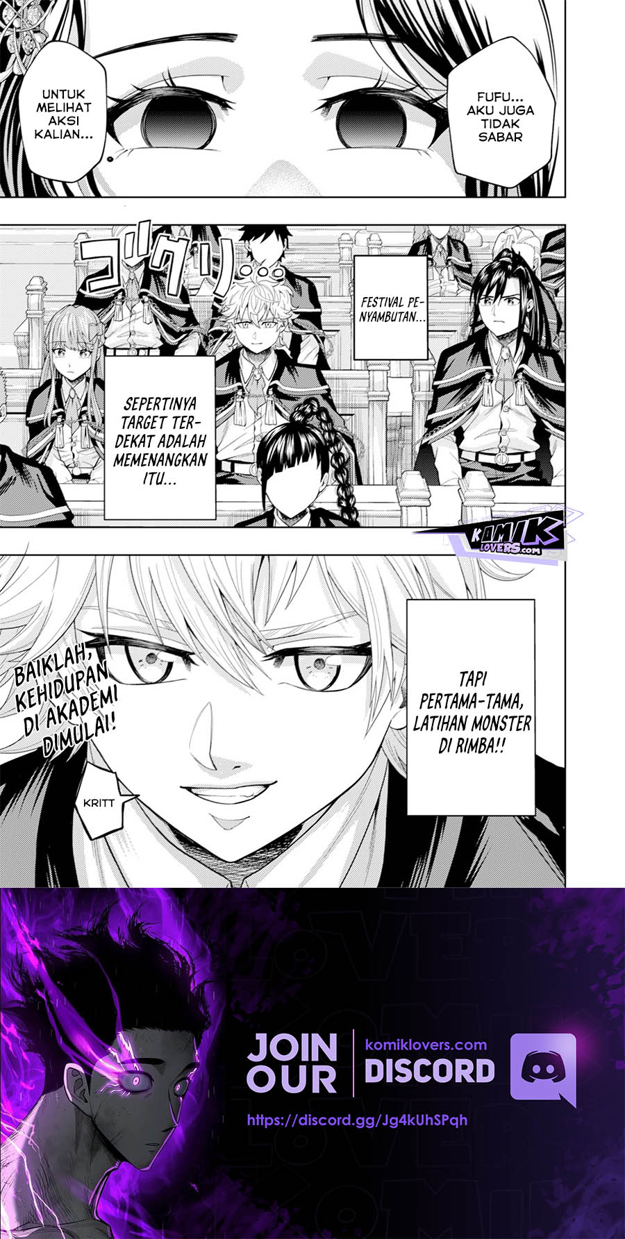 Kaminari Mikado to Yobareta Saikyou Boukensha, Majutsu Gakuin ni Nyuugaku Shite Issai no Enryo naku Musou suru Chapter 06 Bahasa Indonesia