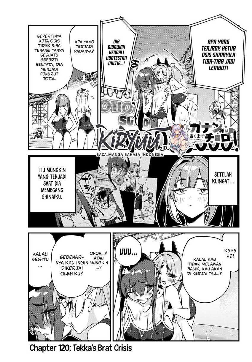 Kanan-sama wa Akumade Choroi Chapter 120 Bahasa Indonesia