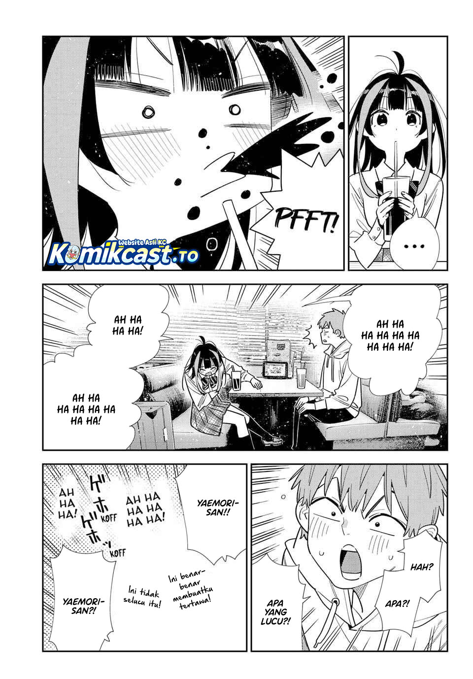 Kanojo Okarishimasu Chapter 398 Bahasa Indonesia