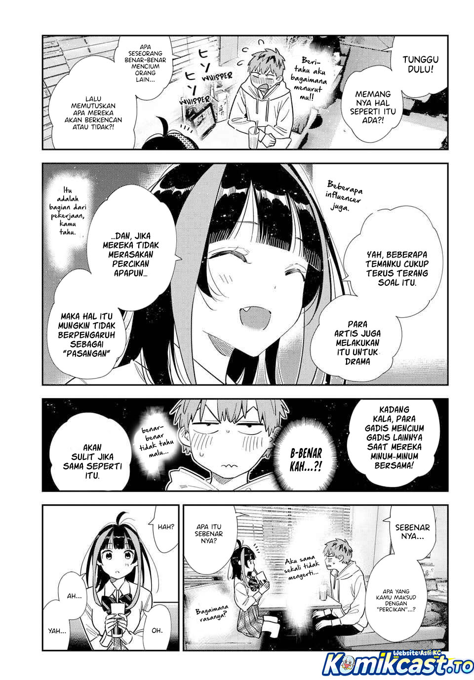 Kanojo Okarishimasu Chapter 398 Bahasa Indonesia