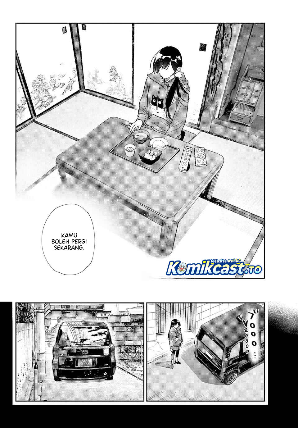 Kanojo Okarishimasu Chapter 398 Bahasa Indonesia