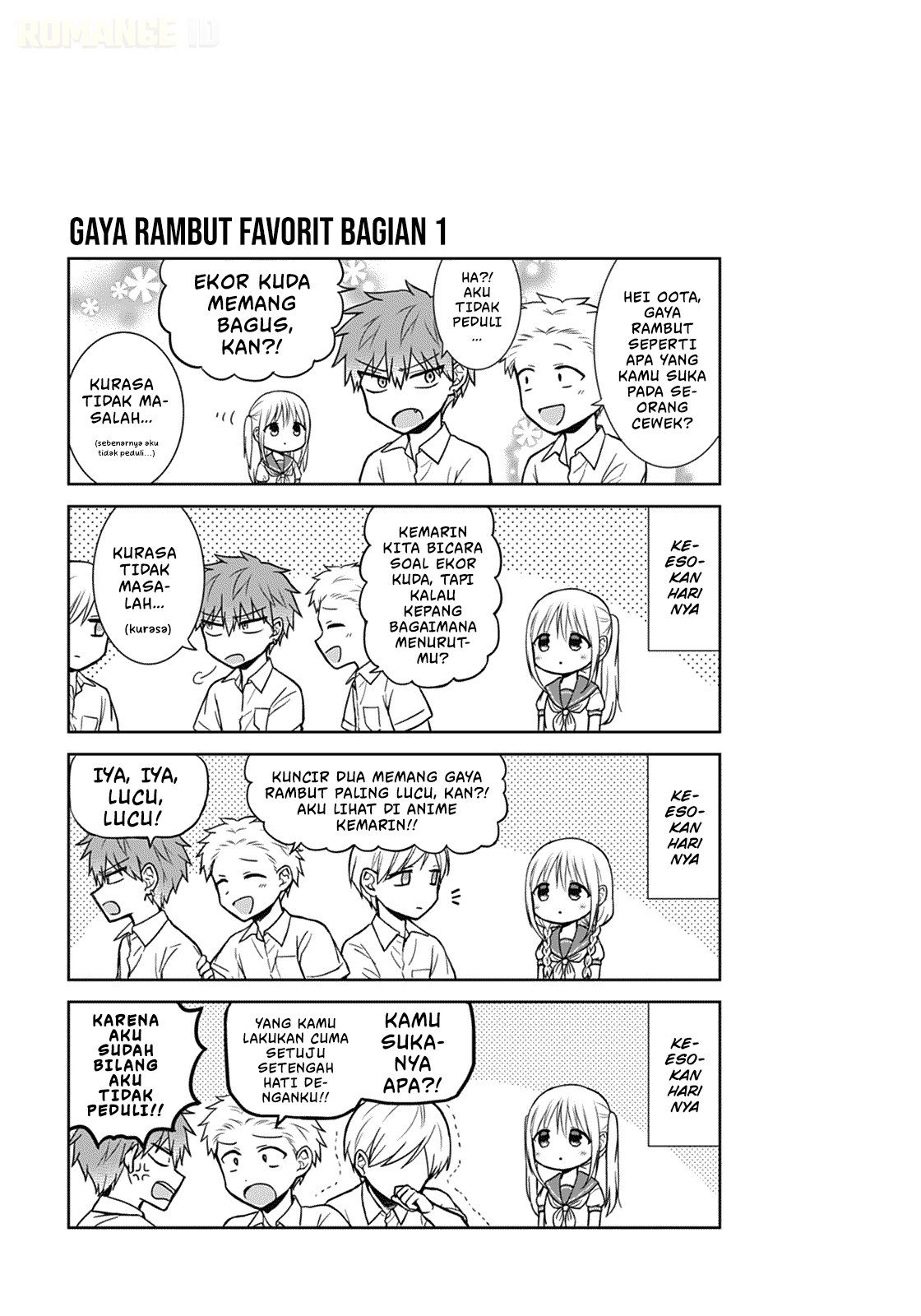 Kao ni denai Kashiwada-san to Kao ni deru Ota-kun Chapter 31 Bahasa Indonesia