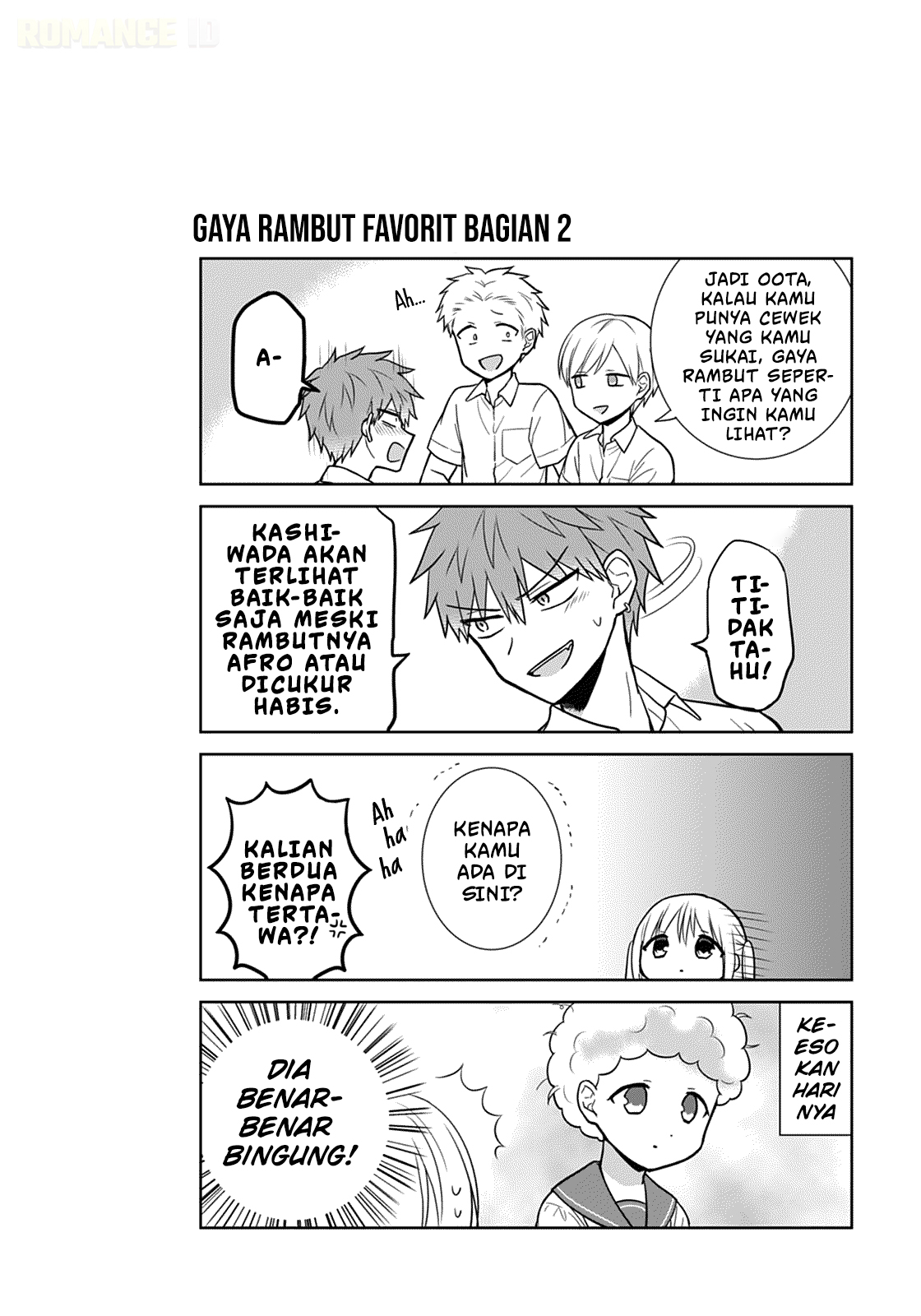 Kao ni denai Kashiwada-san to Kao ni deru Ota-kun Chapter 31 Bahasa Indonesia