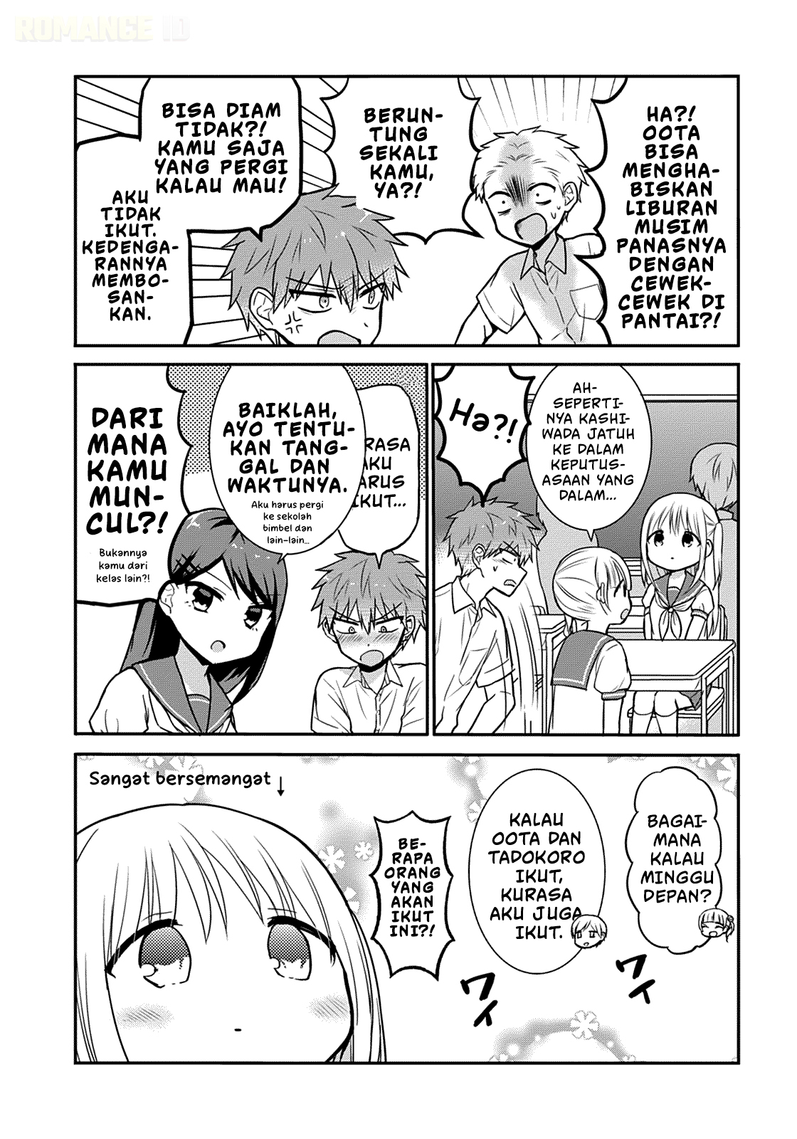 Kao ni denai Kashiwada-san to Kao ni deru Ota-kun Chapter 33 Bahasa Indonesia