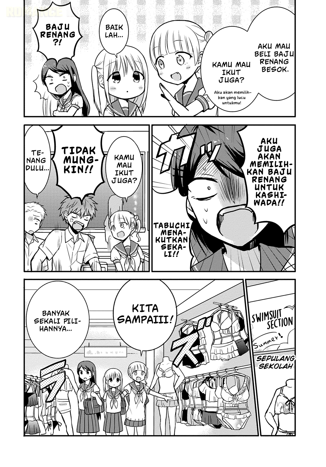 Kao ni denai Kashiwada-san to Kao ni deru Ota-kun Chapter 33 Bahasa Indonesia