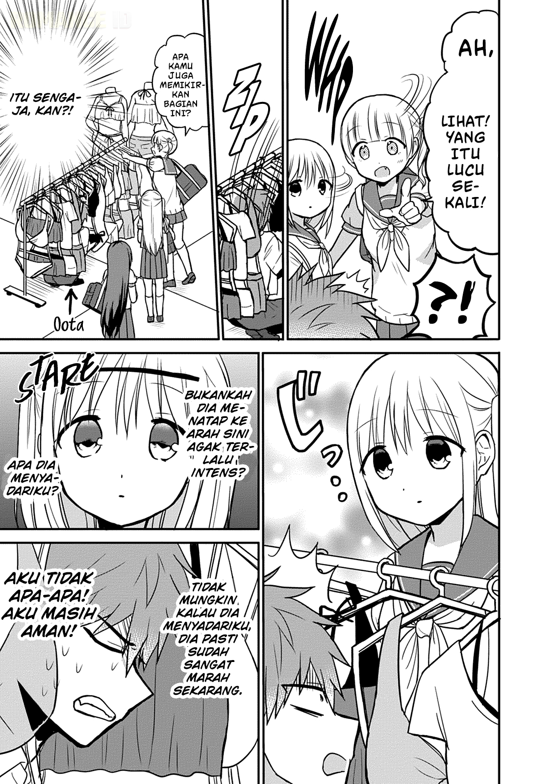 Kao ni denai Kashiwada-san to Kao ni deru Ota-kun Chapter 33 Bahasa Indonesia
