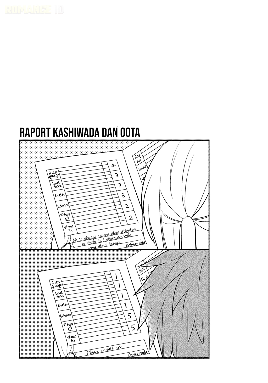 Kao ni denai Kashiwada-san to Kao ni deru Ota-kun Chapter 33 Bahasa Indonesia