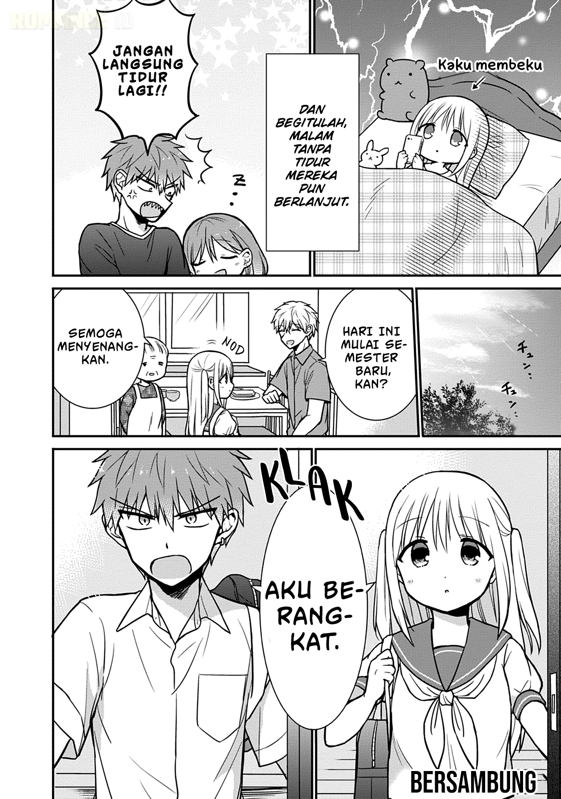 Kao ni denai Kashiwada-san to Kao ni deru Ota-kun Chapter 37.5 Bahasa Indonesia