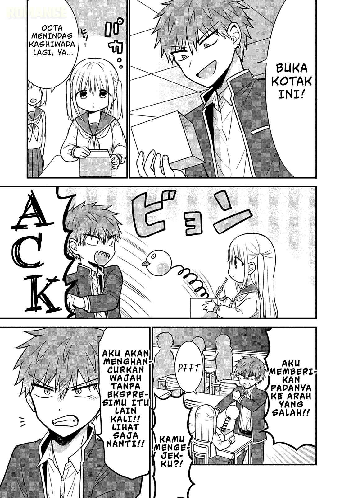 Kao ni denai Kashiwada-san to Kao ni deru Ota-kun chapter 50