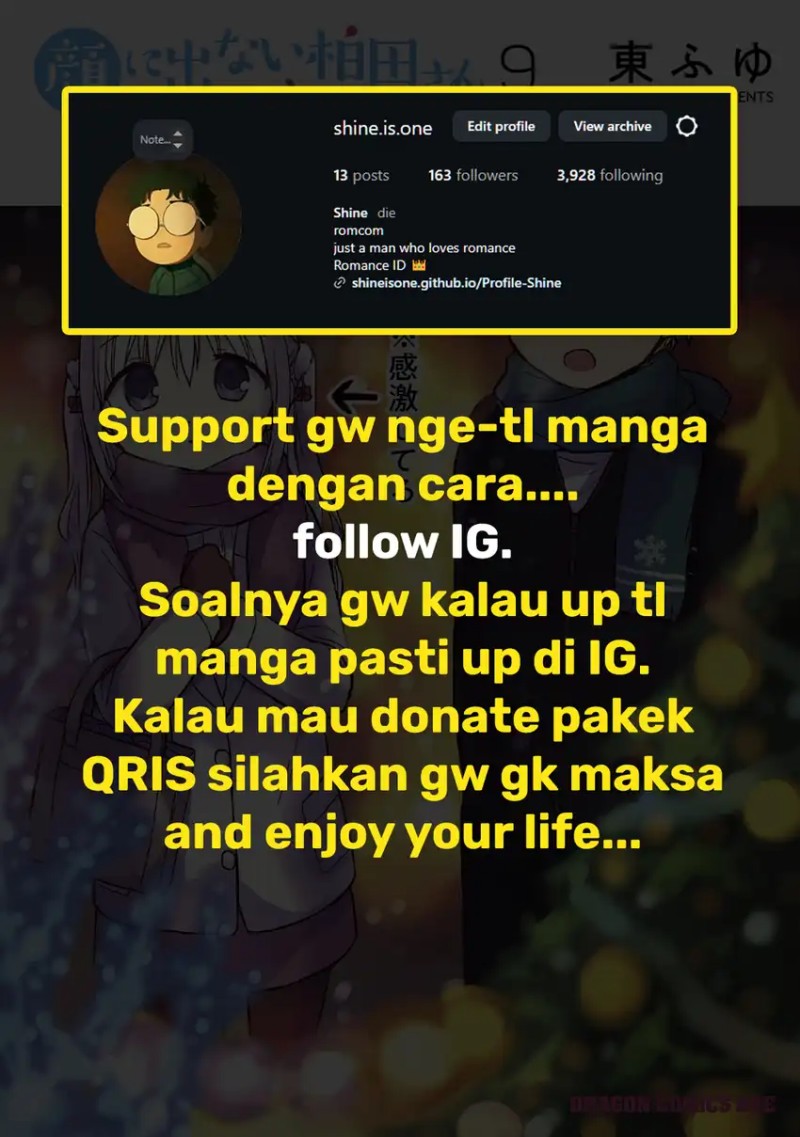 Kao ni denai Kashiwada-san to Kao ni deru Ota-kun chapter 110