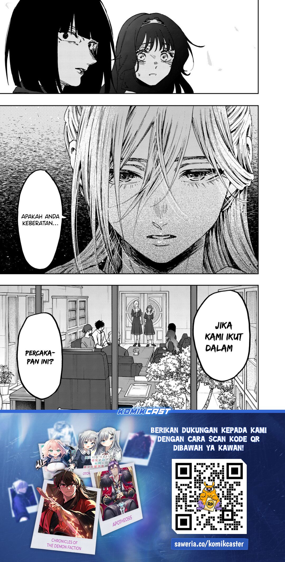 Kaoru Hana wa Rin to Saku Chapter 161 Bahasa Indonesia
