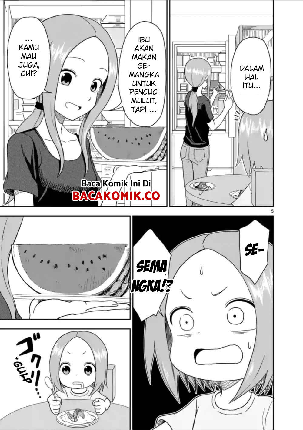 Karakai Jouzu no (Moto) Takagi-san Chapter 55 Bahasa Indonesia