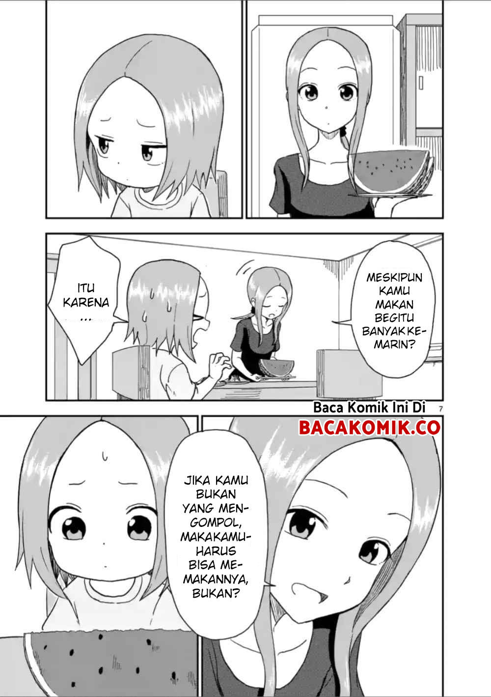 Karakai Jouzu no (Moto) Takagi-san Chapter 55 Bahasa Indonesia