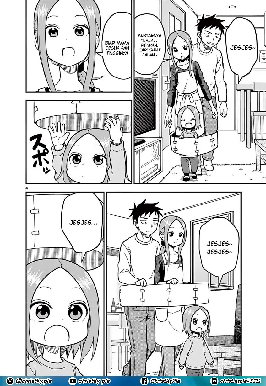 Karakai Jouzu no (Moto) Takagi-san Chapter 131 Bahasa Indonesia