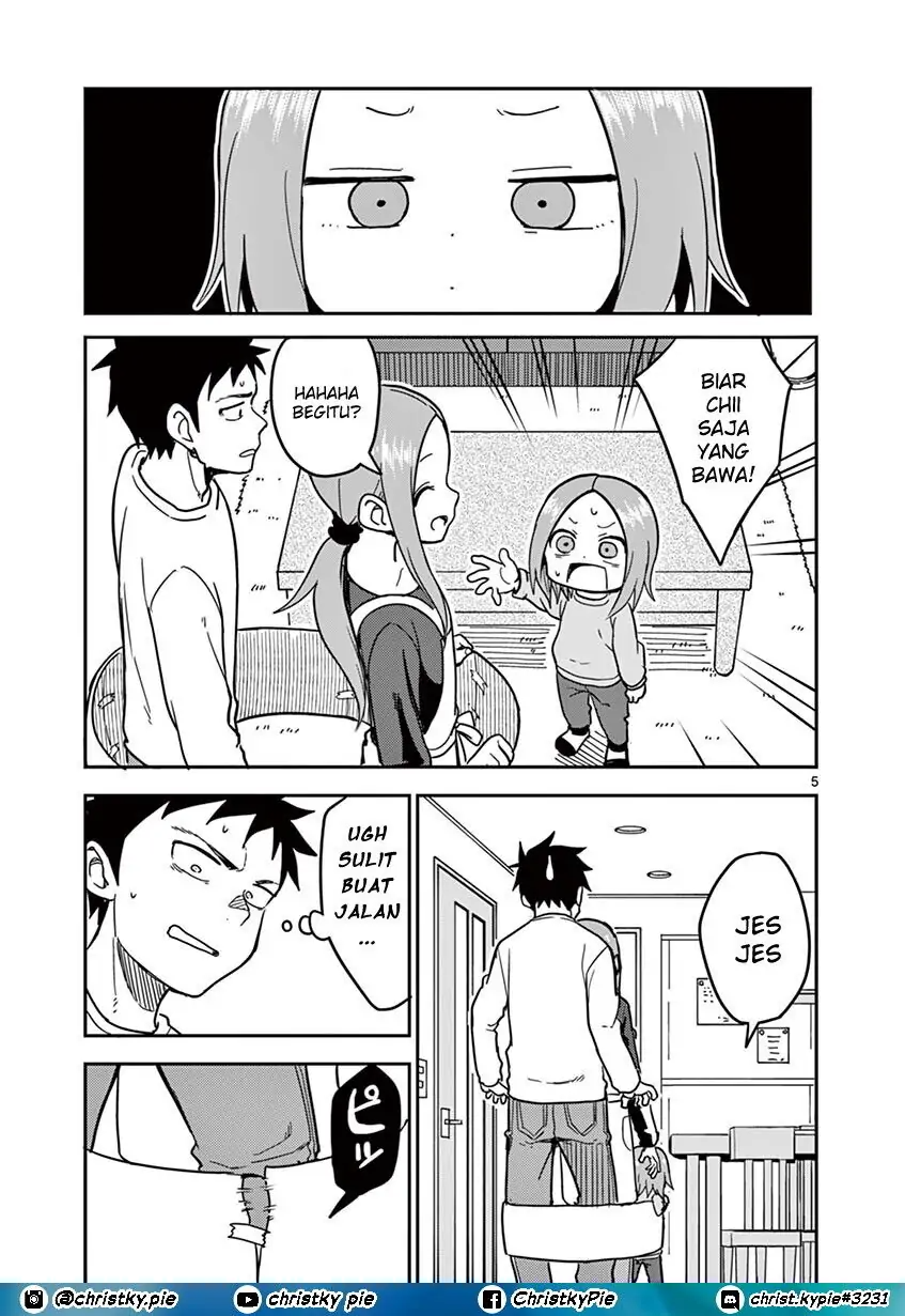 Karakai Jouzu no (Moto) Takagi-san Chapter 131 Bahasa Indonesia