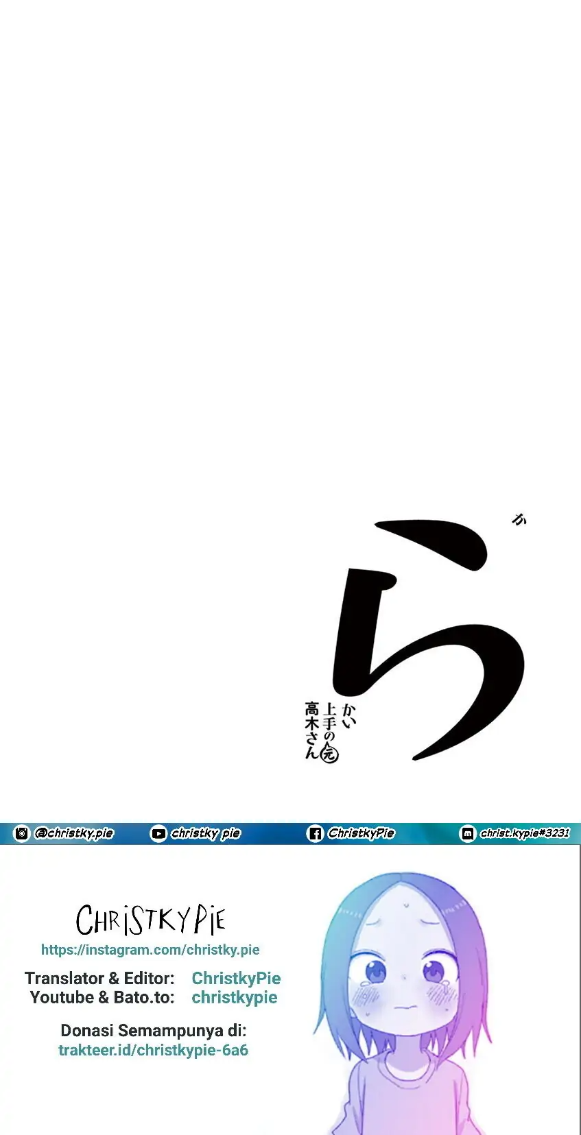 Karakai Jouzu no (Moto) Takagi-san Chapter 131 Bahasa Indonesia