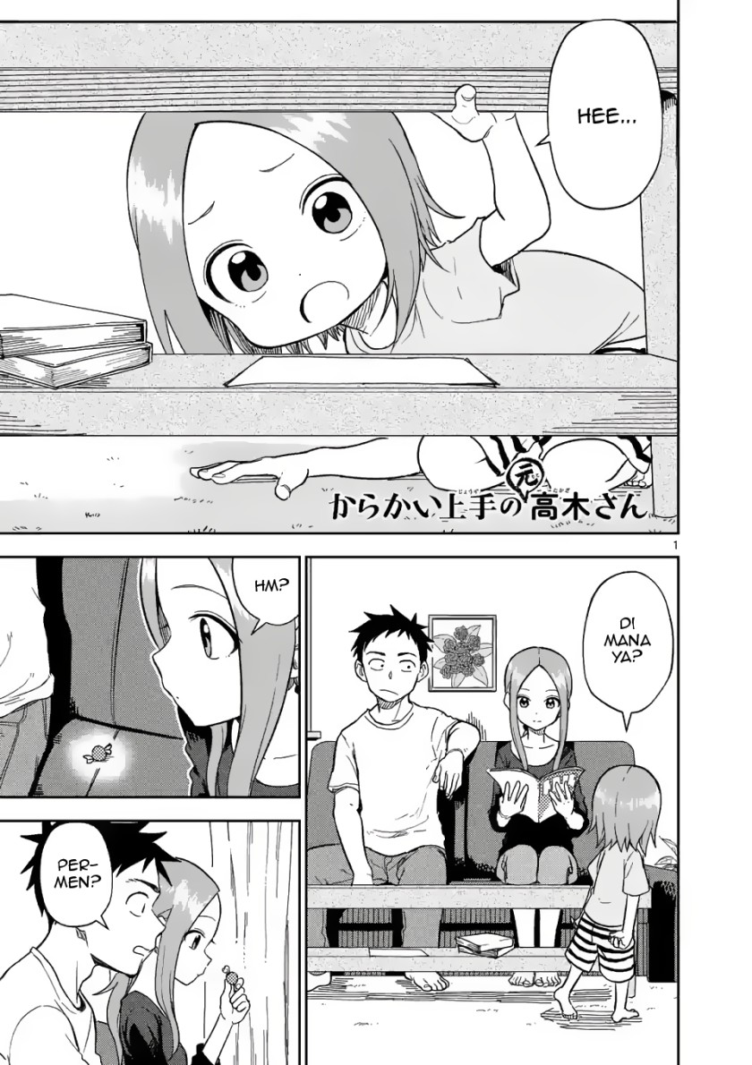 Karakai Jouzu no (Moto) Takagi-san Chapter 157 Bahasa Indonesia