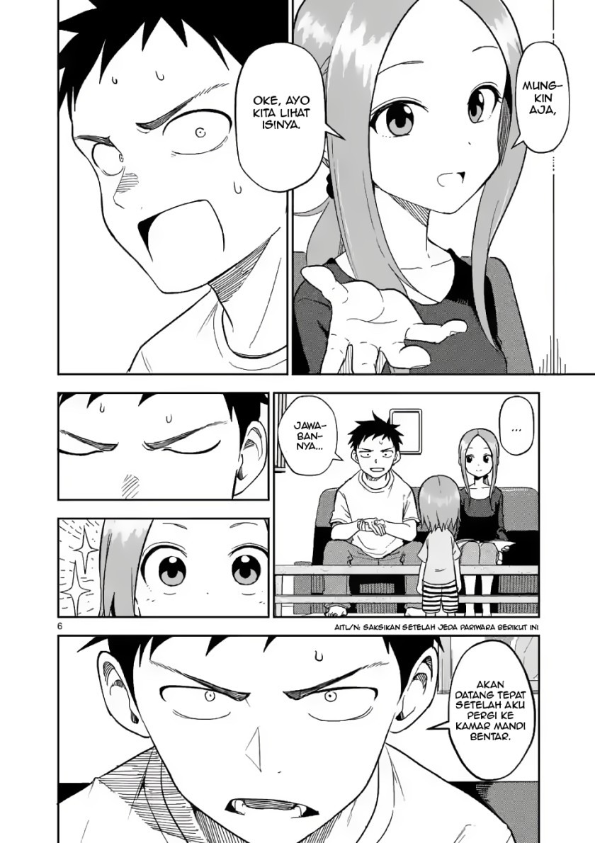 Karakai Jouzu no (Moto) Takagi-san Chapter 157 Bahasa Indonesia