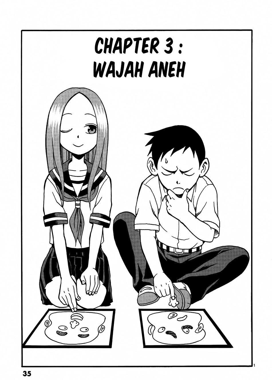 Karakai Jouzu no Takagi-san chapter 3
