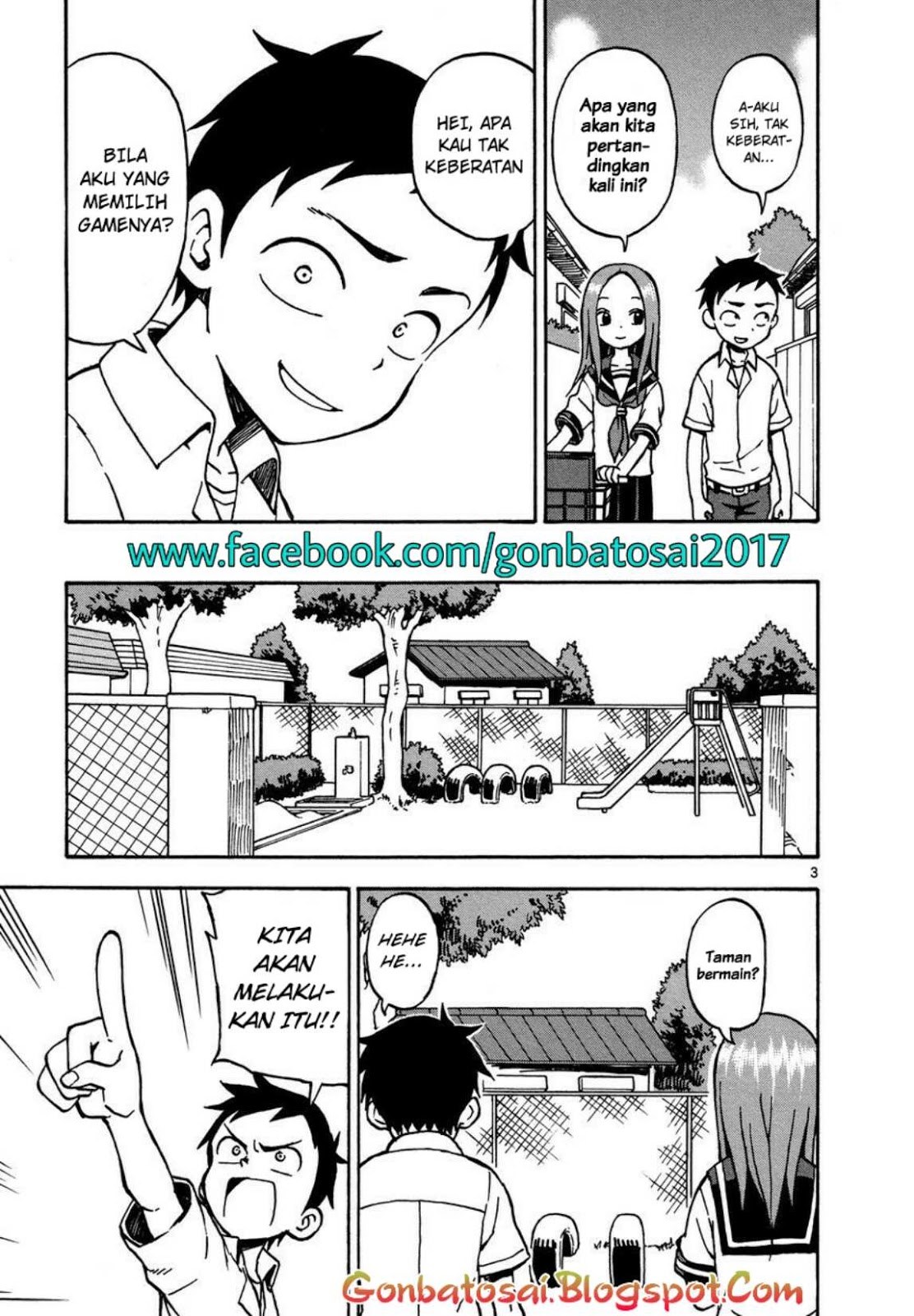 Karakai Jouzu no Takagi-san Chapter 23 Bahasa Indonesia