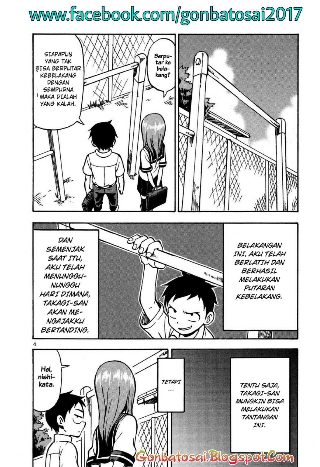 Karakai Jouzu no Takagi-san Chapter 23 Bahasa Indonesia