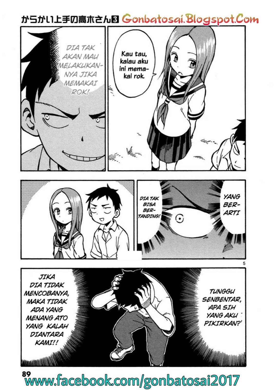 Karakai Jouzu no Takagi-san Chapter 23 Bahasa Indonesia
