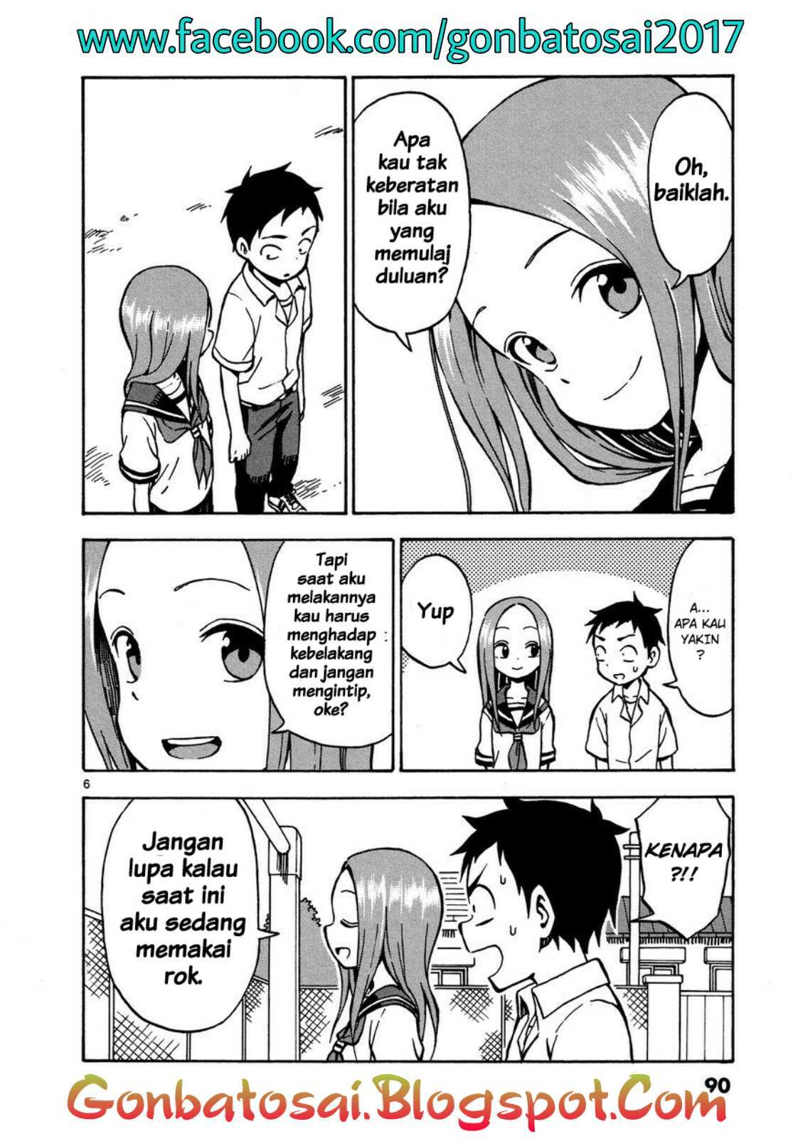 Karakai Jouzu no Takagi-san Chapter 23 Bahasa Indonesia