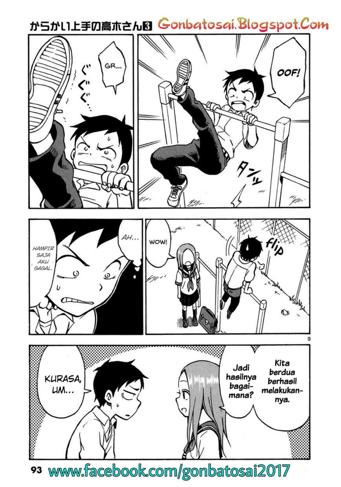 Karakai Jouzu no Takagi-san Chapter 23 Bahasa Indonesia