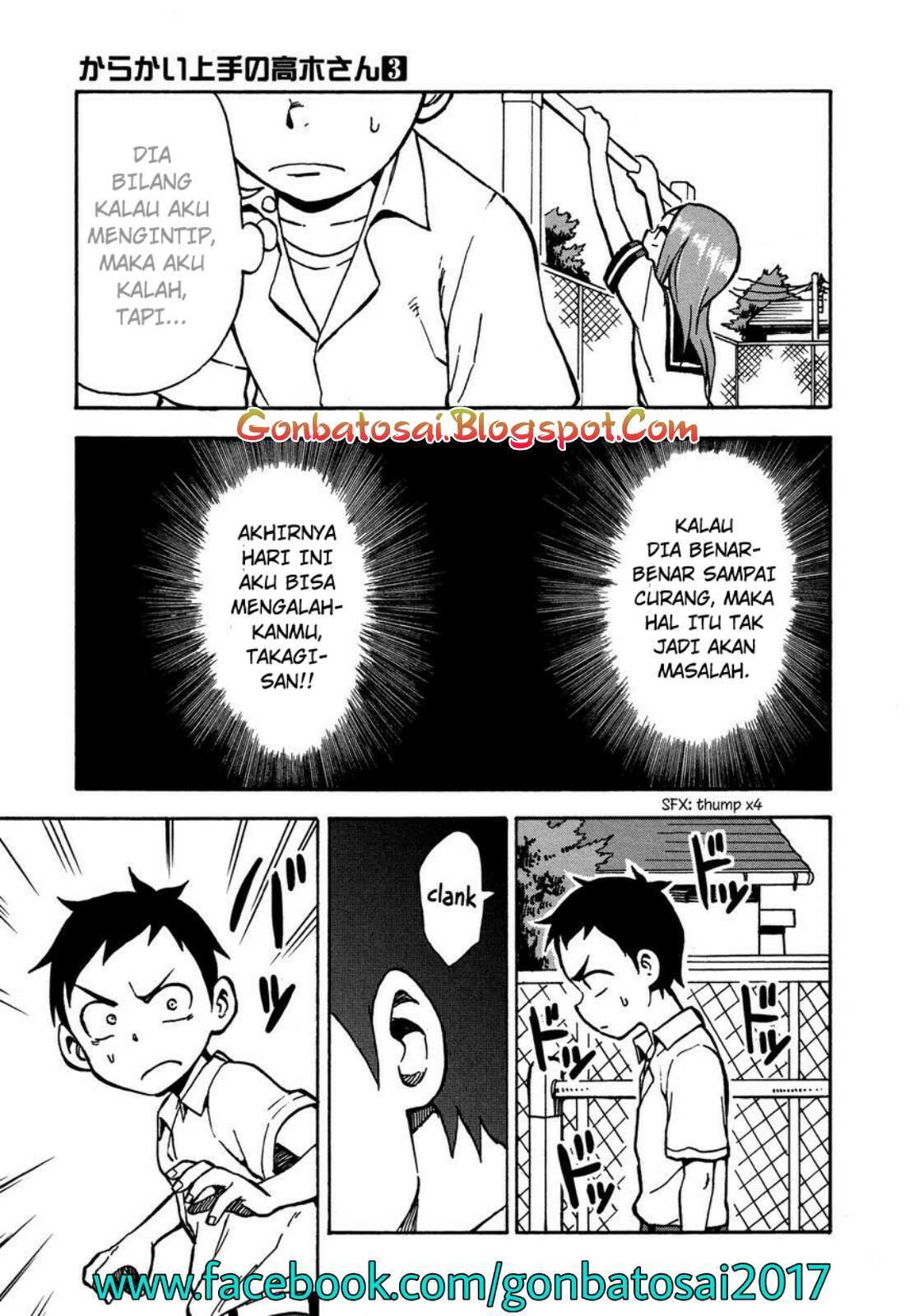 Karakai Jouzu no Takagi-san Chapter 23 Bahasa Indonesia