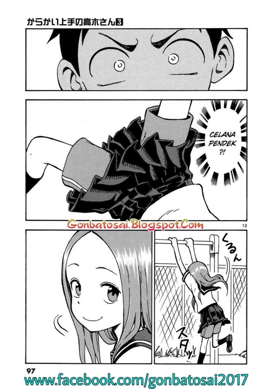 Karakai Jouzu no Takagi-san Chapter 23 Bahasa Indonesia