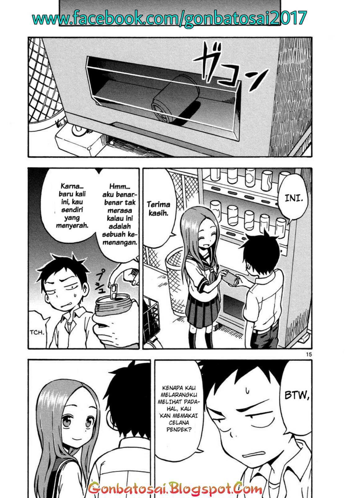 Karakai Jouzu no Takagi-san Chapter 23 Bahasa Indonesia