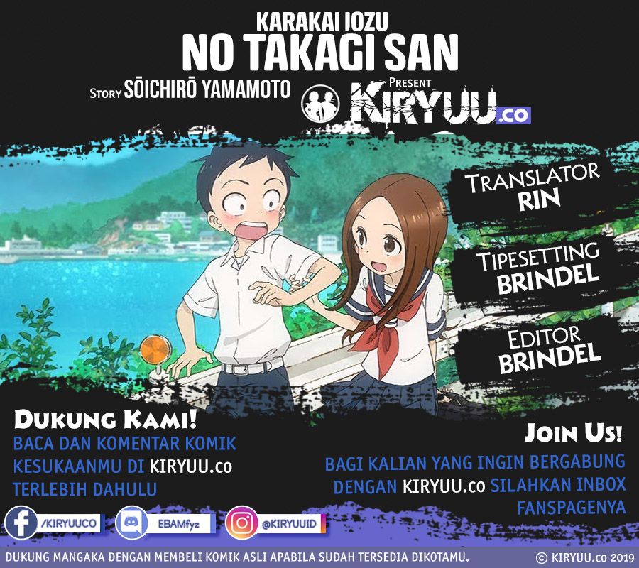 Karakai Jouzu no Takagi-san chapter 72