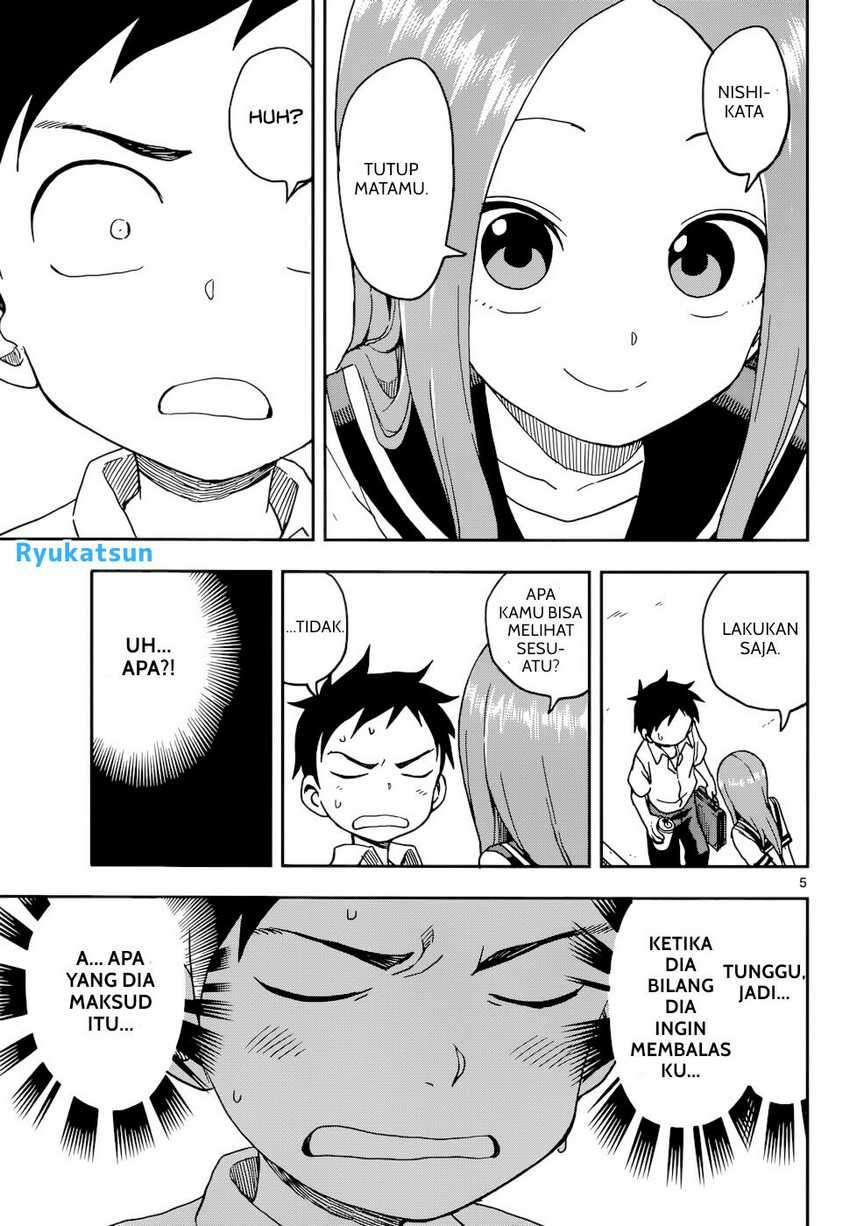 Karakai Jouzu no Takagi-san Chapter 90 Bahasa Indonesia