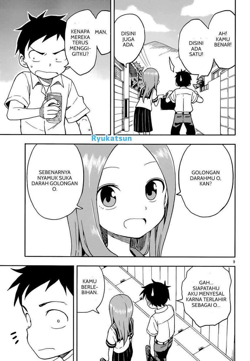 Karakai Jouzu no Takagi-san Chapter 90 Bahasa Indonesia