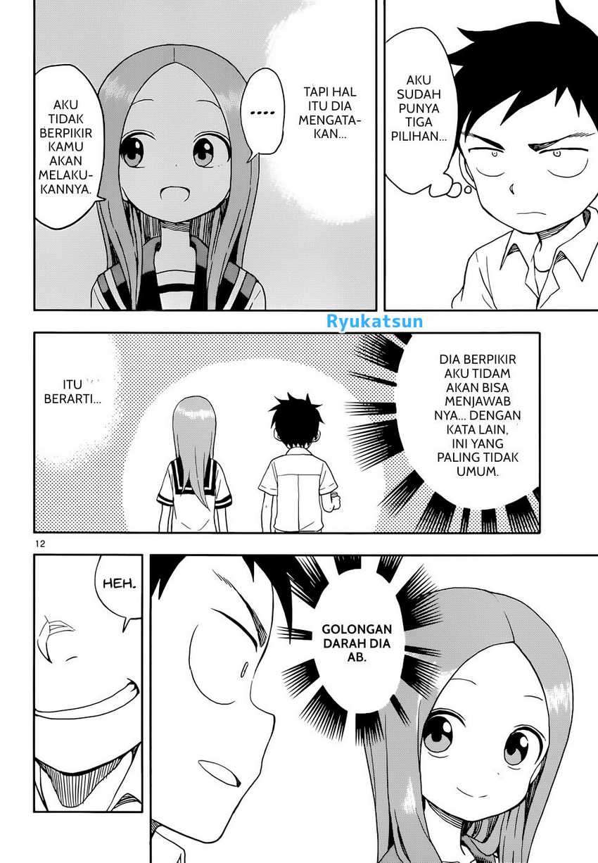 Karakai Jouzu no Takagi-san Chapter 90 Bahasa Indonesia