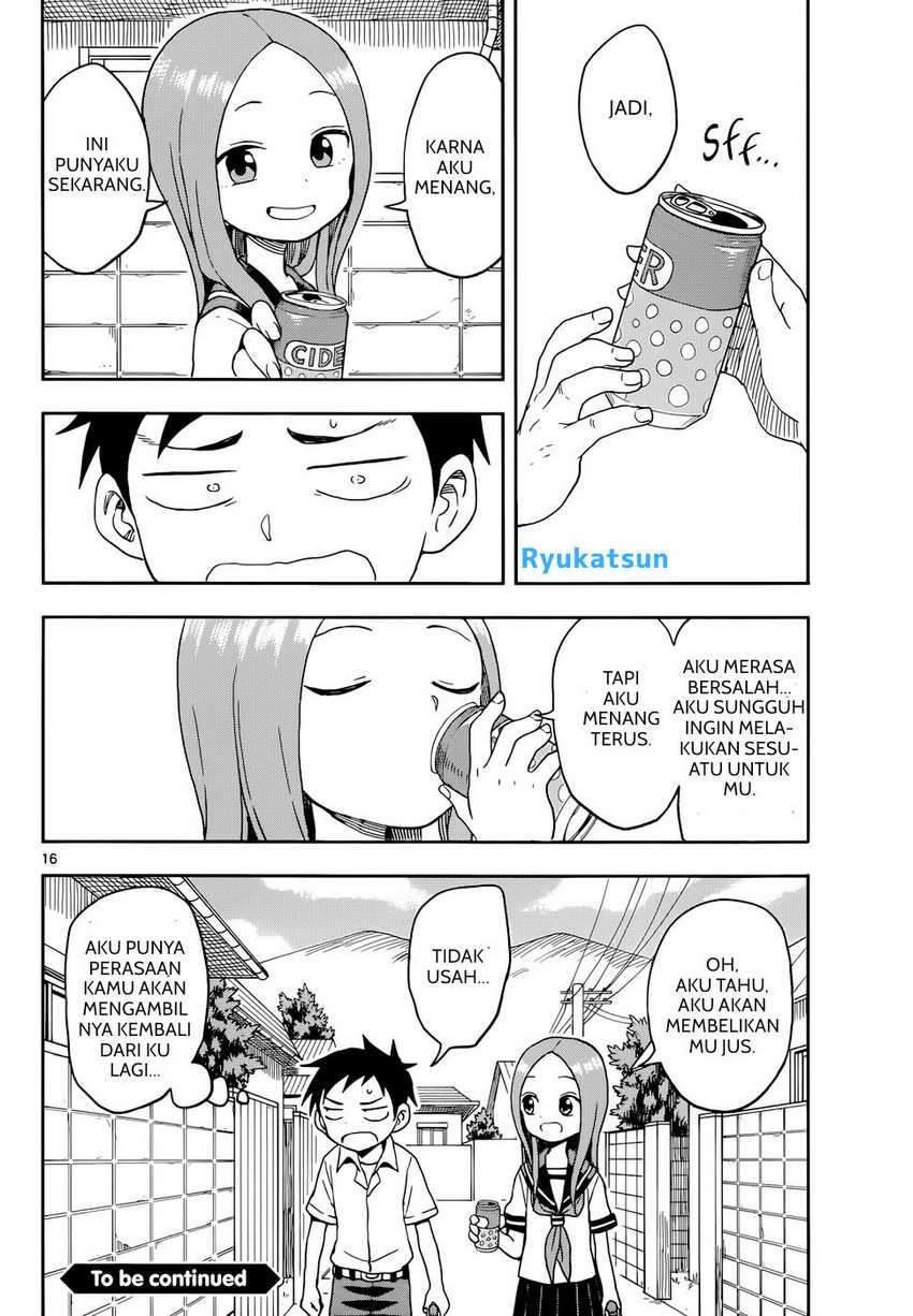 Karakai Jouzu no Takagi-san Chapter 90 Bahasa Indonesia