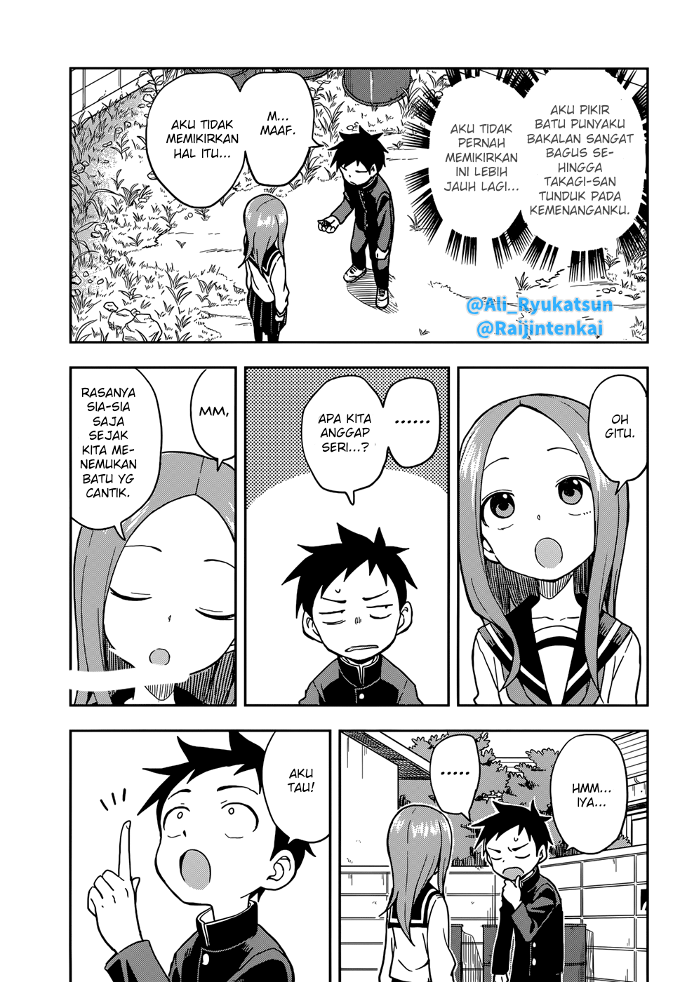 Karakai Jouzu no Takagi-san Chapter 145 Bahasa Indonesia