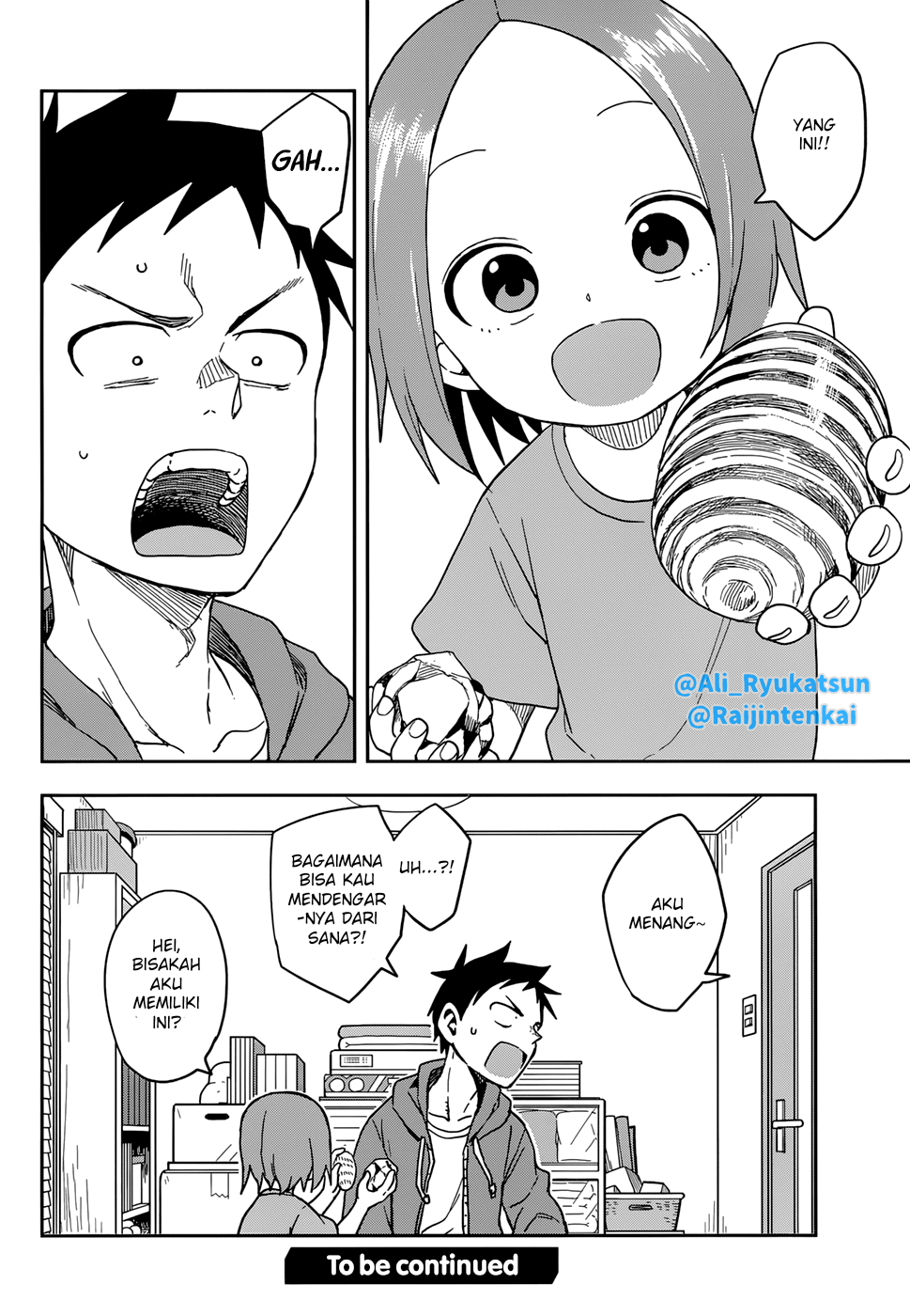 Karakai Jouzu no Takagi-san Chapter 145 Bahasa Indonesia
