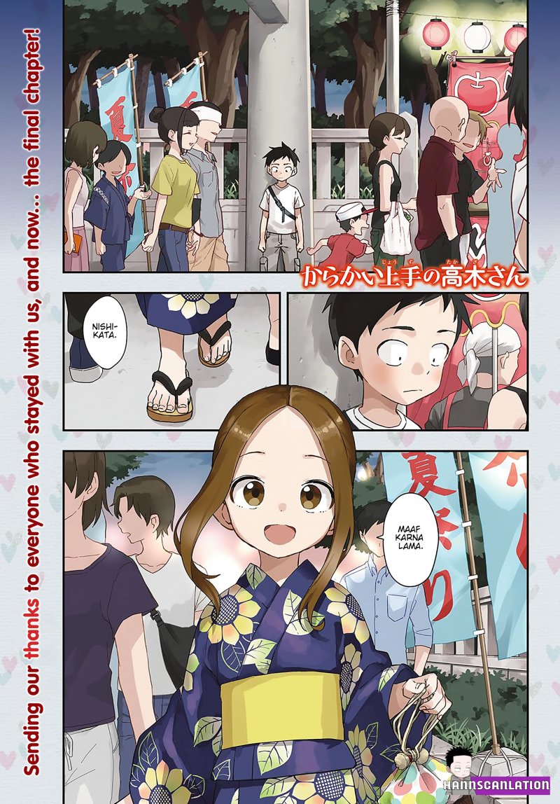 Karakai Jouzu no Takagi-san Chapter 177 Bahasa Indonesia