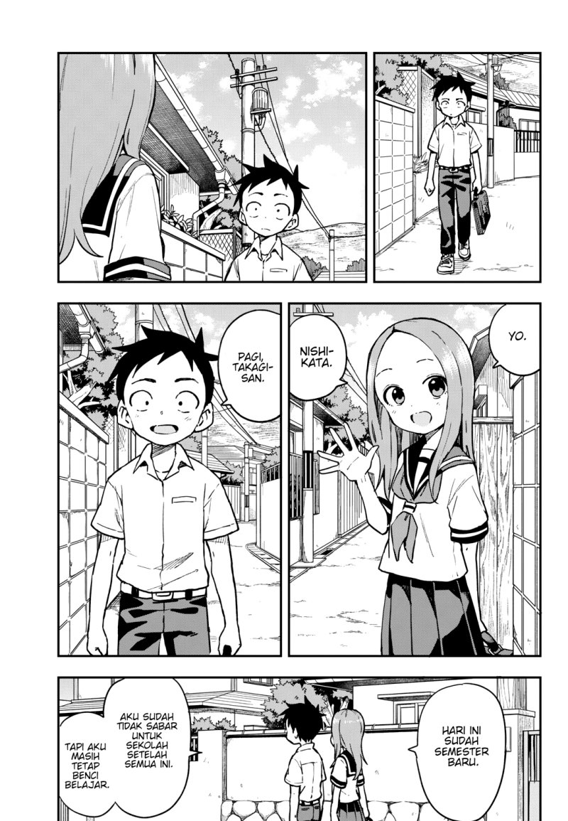 Karakai Jouzu no Takagi-san Chapter 177 Bahasa Indonesia