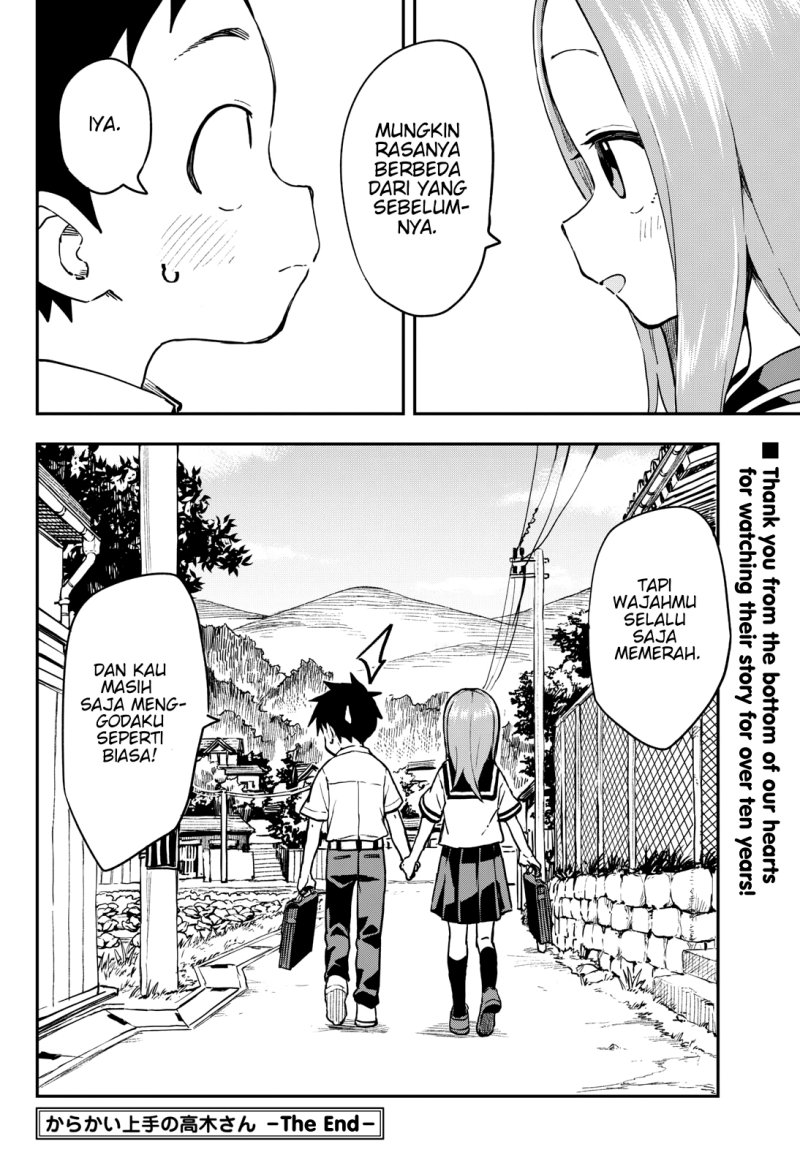 Karakai Jouzu no Takagi-san Chapter 177 Bahasa Indonesia