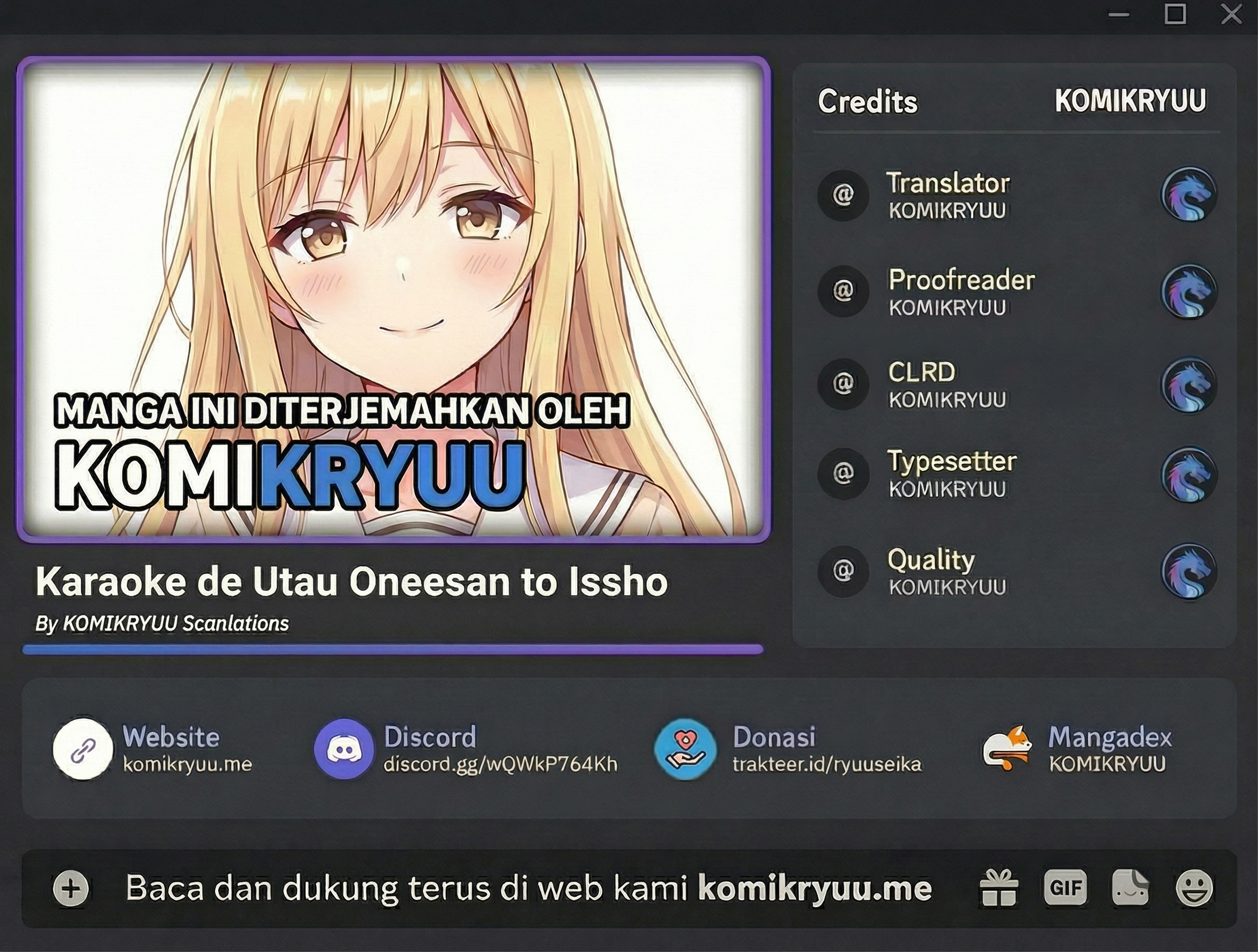 Karaoke de Utau Oneesan to Issyo Chapter 05 Bahasa Indonesia