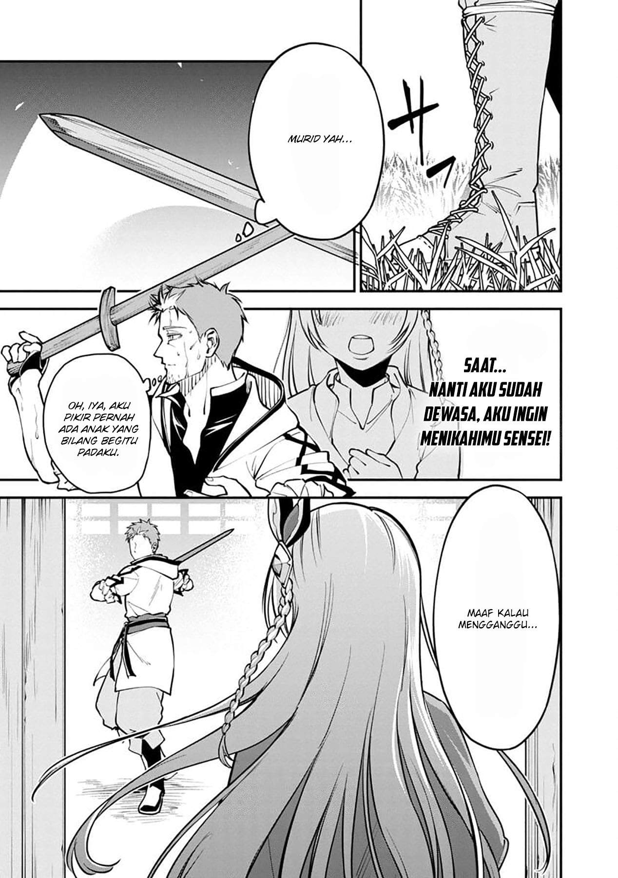 Katainaka no Ossan, Kensei ni Naru ~tada no inaka no kenjutsu shihan datta no ni, taisei shita deshi-tachi ga ore wo hottekurenai ken~ chapter 1