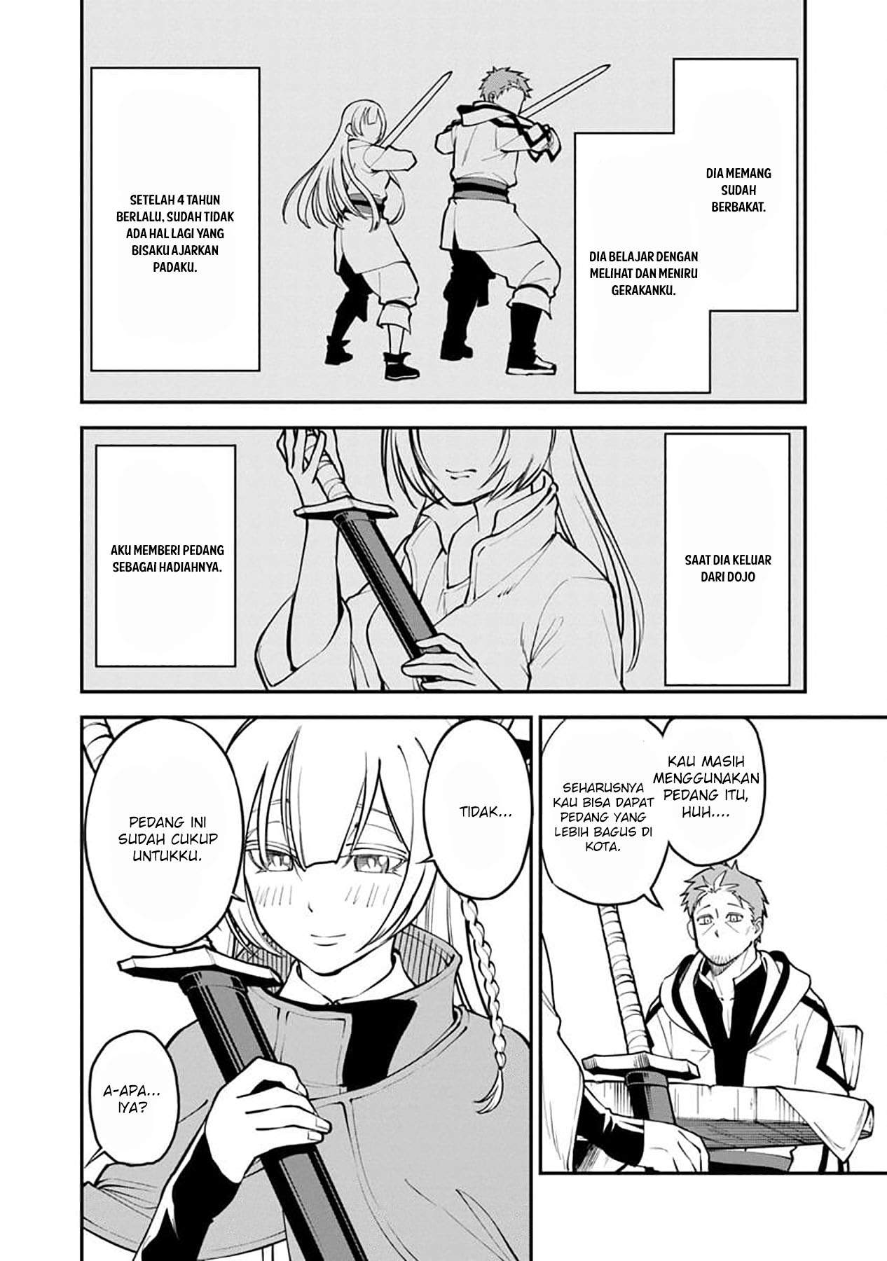 Katainaka no Ossan, Kensei ni Naru ~tada no inaka no kenjutsu shihan datta no ni, taisei shita deshi-tachi ga ore wo hottekurenai ken~ chapter 1