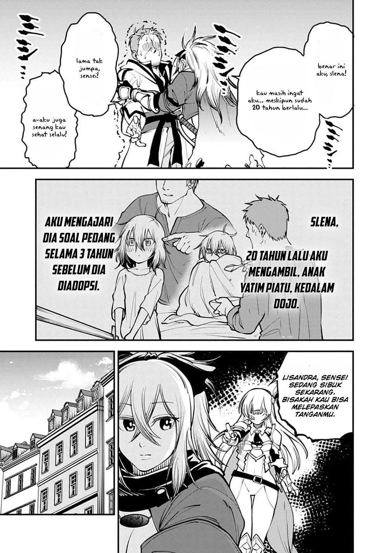 Katainaka no Ossan, Kensei ni Naru ~tada no inaka no kenjutsu shihan datta no ni, taisei shita deshi-tachi ga ore wo hottekurenai ken~ chapter 1